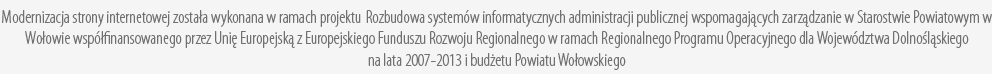 Informacja o finansowaniu projektu